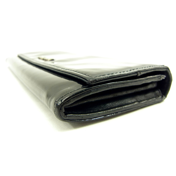 Miu Miu Long Wallet Long Wallet Black Enamel Leather - Picture 4 of 6